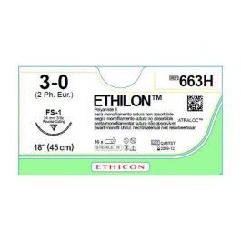 Sutur Ethilon 3-0 FS-1 45cm 36/FP
