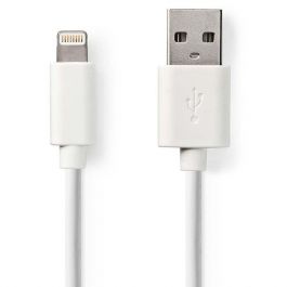 Kabel NEDIS Lightning - USB A 1m Vit