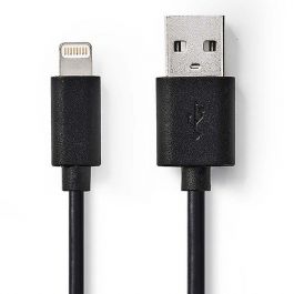 Kabel NEDIS Lightning - USB A 1m svart