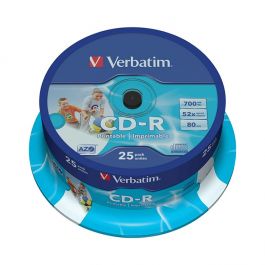 CD-R VERBATIM Print Spindel 25/FP