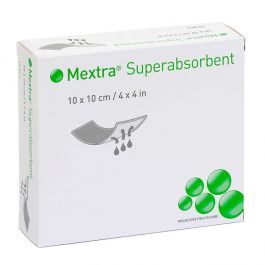 Mextra Superabsorbent 10x10cm 10/FP