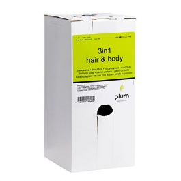 Duschtvål 3in1 Hair & Body Plum 1,4L