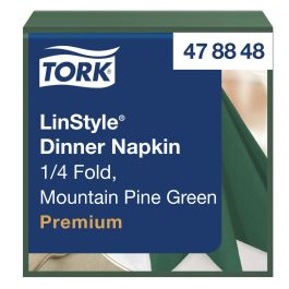 Servett TORK LinStyle grön 39x39cm  50/fp