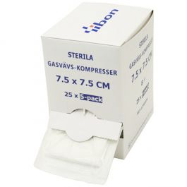 Kompress GV steril 5-p 7,5x7,5cm 125/FP