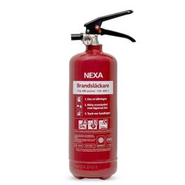 Brandsläckare NEXA pulver 2kg röd 13A