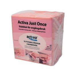 Städduk JustOnce engångs röd 100/FP