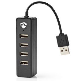 Hub NEDIS USB 4-port svart