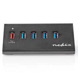 Hub NEDIS USB 5-port svart