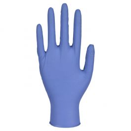 Handske nitril puder-/acceleratorfri blå XS 100/FP