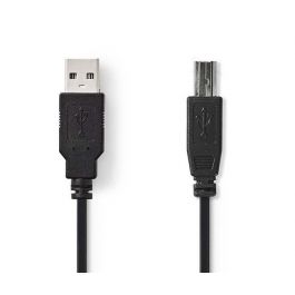 Kabel NEDIS USB 2.0 A-B 2m Svart