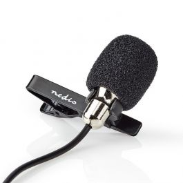 Mikrofon NEDIS Klämma/Mygga 3.5mm svart