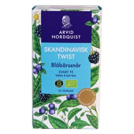 Te Arvid Nordquist Eko Blåbärssnår svart te 25/fp