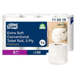 Toalettpapper TORK Premium T4 3-lag 8rl/FP
