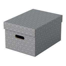 Förvaringsbox ESSELTE Home grå M 3/FP
