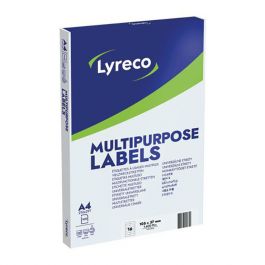 Etikett LYRECO 105x37mm 1600/FP
