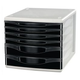 Blankettbox LYRECO 6 lådor svart