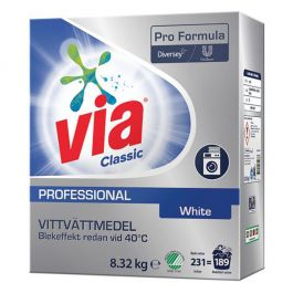 Tvättmedel VIA Pro White 8,32kg