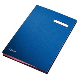 Underskriftsbok ESSELTE 20 blå