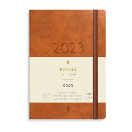 Liten Veckokalender Forma Deluxe brun - 5961