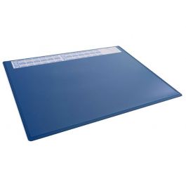 Skrivunderlägg DURABLE 65x50cm kalender PP blå
