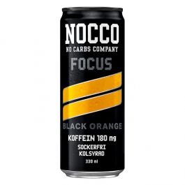 Energidryck NOCCO Focus Black Orange 330ml