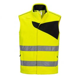 Fleeceväst PW2 hi-vis gul L