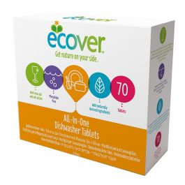 Maskindisk ECOVER All-in-one tabs 72/FP