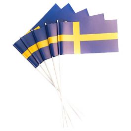 Svenska flaggan på pinne 50/fp