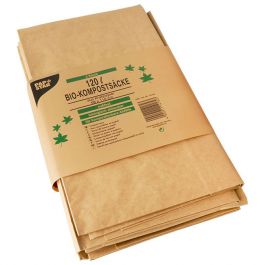 Kompostpåse PURE papp 120 liter brun 3/FP