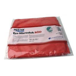 Microfiberduk ACTIVA ECO röd