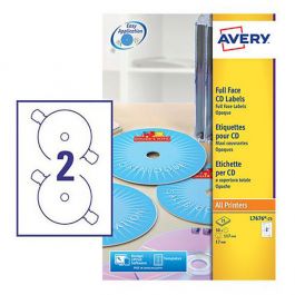 Etikett AVERY CD laser/inkjet 50/FP