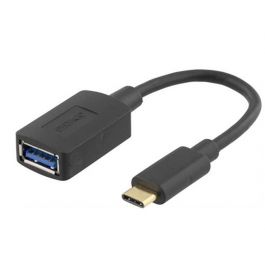 Adapter DELTACO USB C hane - Typ A hona