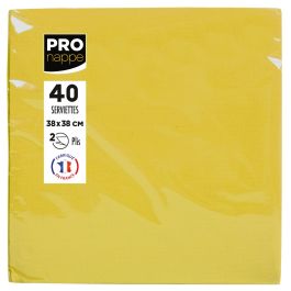 Servetter PRONAPPE 38x38cm gul 40/fp