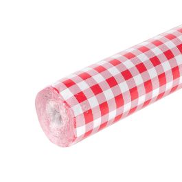 Duk PRONAPPE damast 1,18x25m röd/vit