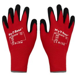 Montagehandske MY-T-GEAR nitril röd 6