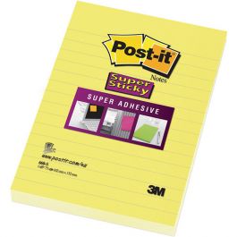 Notes POST-IT SuperSticky li.102x152 gul