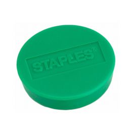Magnetknappar STAPLES 10mm grön 10/FP