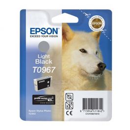 Bläckpatron EPSON C13T09674010 lj.svart