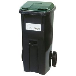 Återvinningsbehållare grönt lock 190 liter