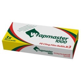 Plastfolie PE Wrapmaster 1000 30cm x 100m