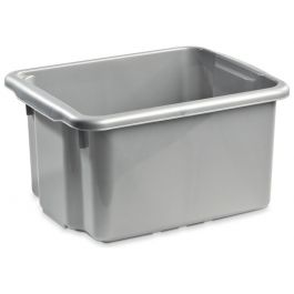Förvaringsbox 33 liter silver