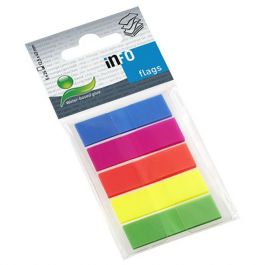 Index INFO NOTES 43x12,5mm 5 färger plast