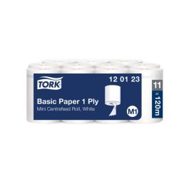 Torkrulle TORK Basic Mini M1 1-lag vit 120m 11rl/FP