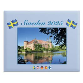 Väggkalender Sweden med kuvert 2025