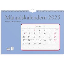 Väggkalender Månadskalendern 2025