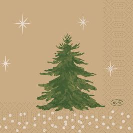 Servett DUNI Trees 3-lags 24x24cm 50/fp