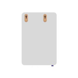 WOODEN papperhållare magnetisk