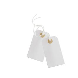 Etikett Manilla Tags 9x5cm vit 10/fp
