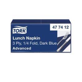 Servett TORK Mjuk 3-lag mörkblå 150/fp