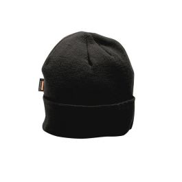 Mössa stickad PORTWEST B013 svart One-size